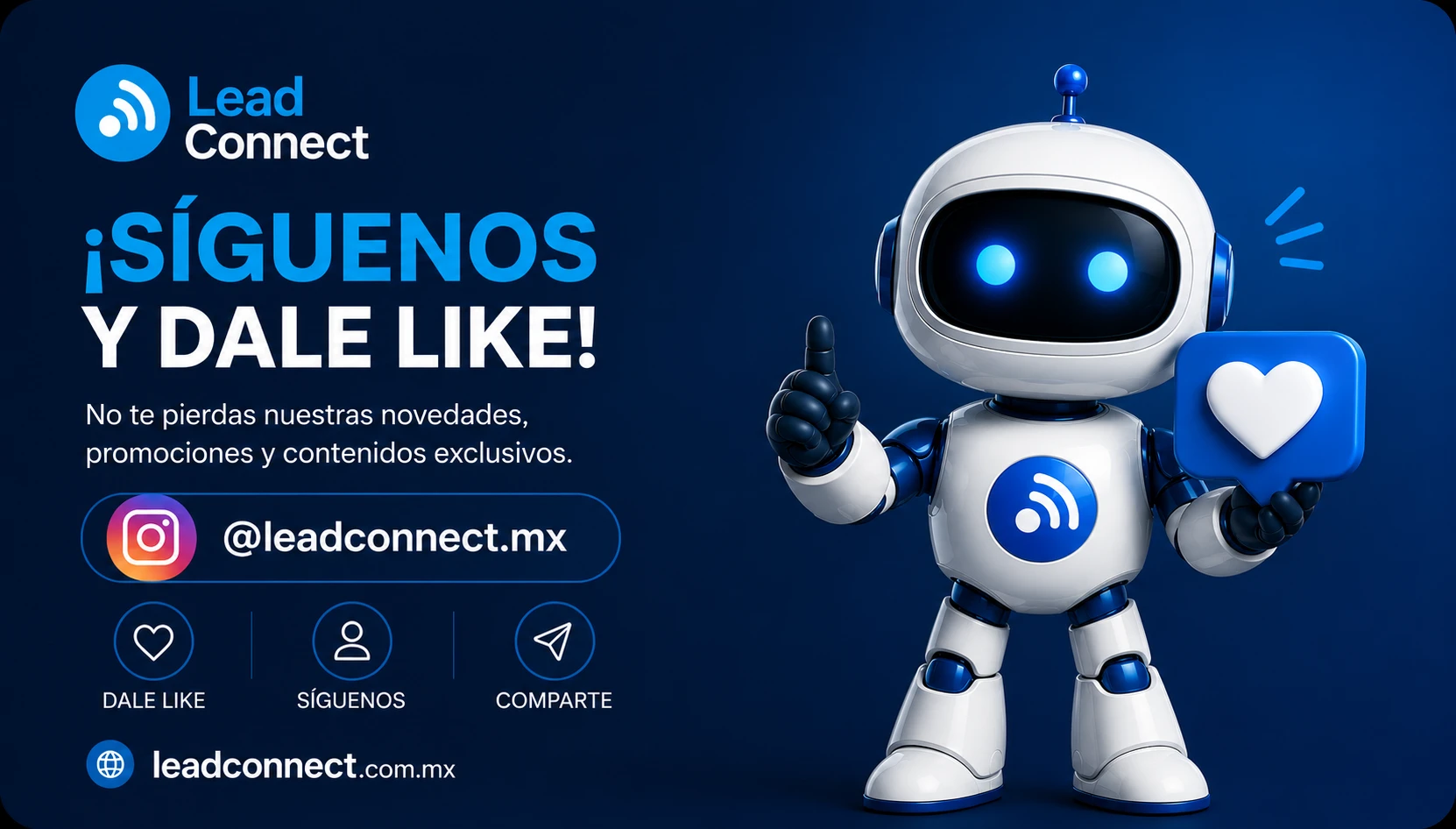 Síguenos en Instagram @leadconnect.mx